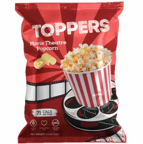 [327702] Toppers Movie Theatre Popcorn (95gr Crt 12)