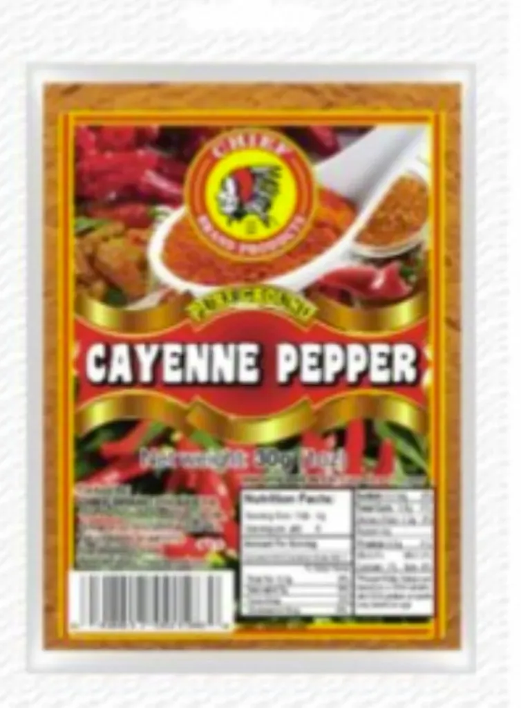 [37009] Chief Cayenna Pepper 30gr