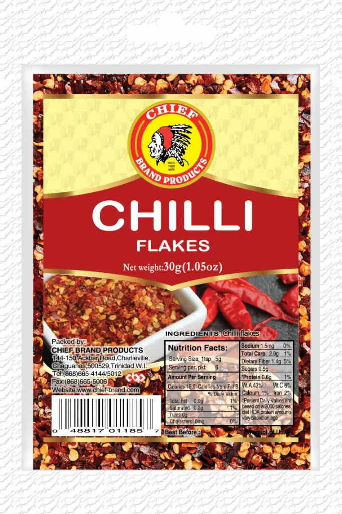 Chief Chilli Flakes 30gr