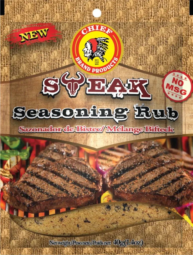 [37018] Chief Steak Seasoning Rub 40gr
