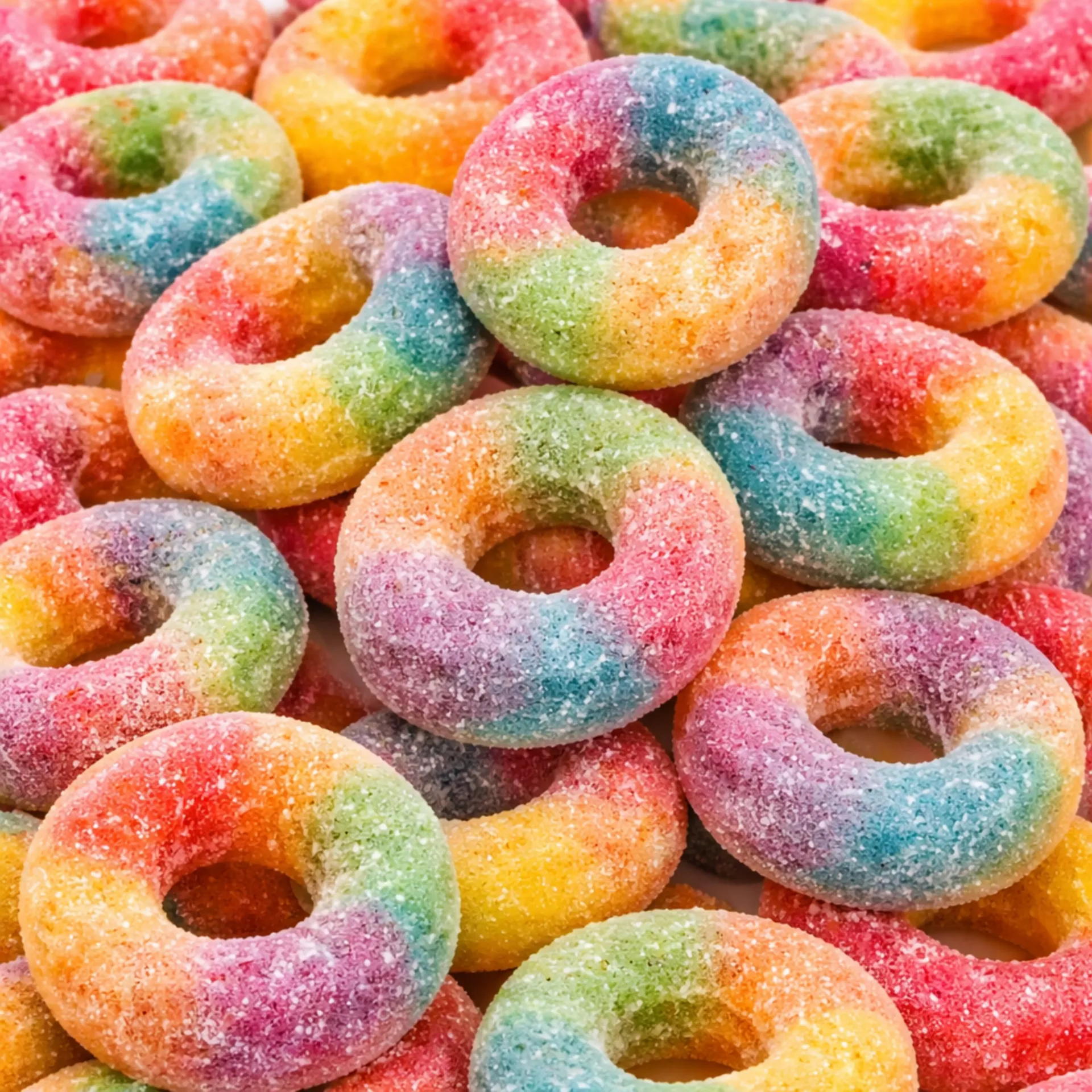 Sour Rainbow rings