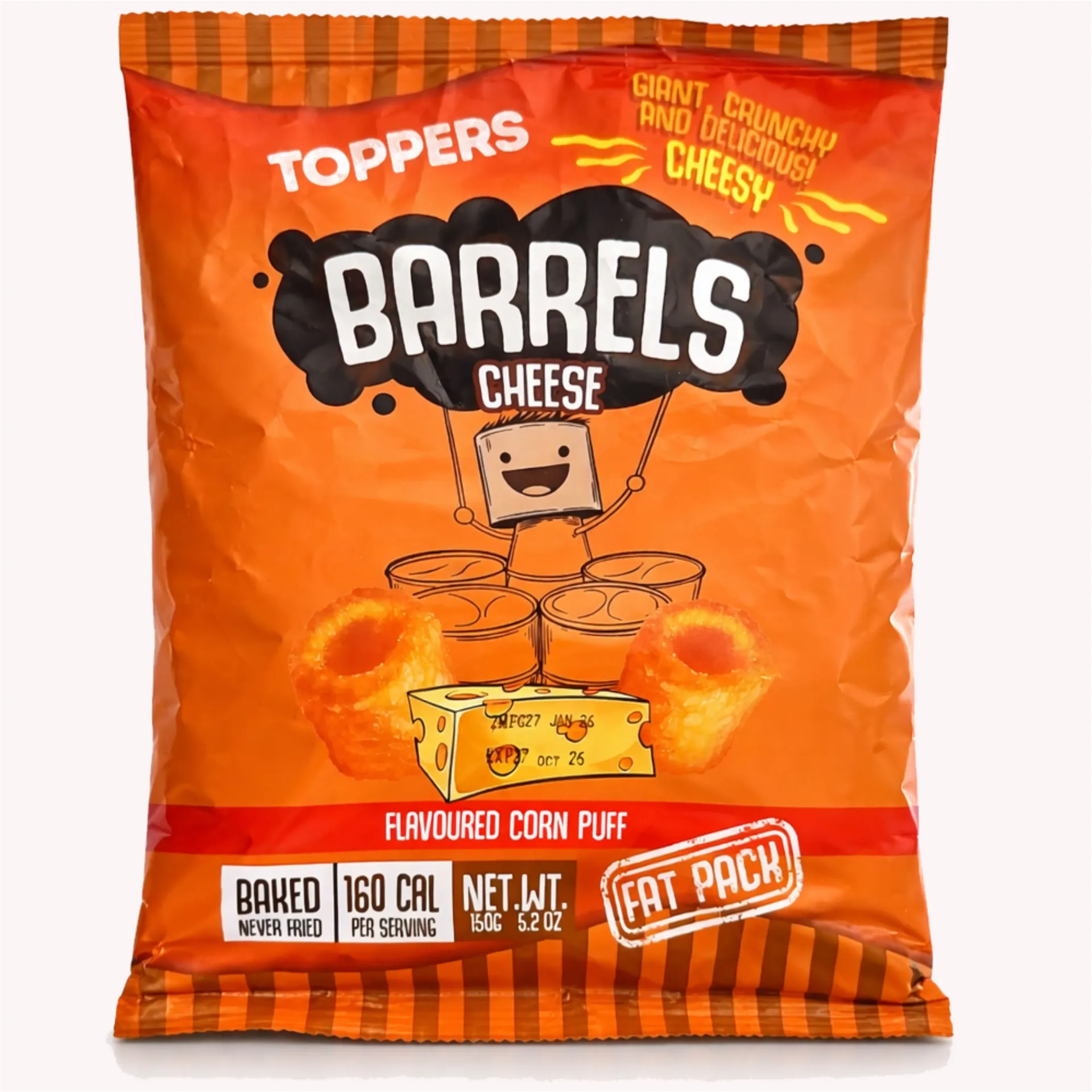 [32772] Toppers Barrels Cheese (Each)