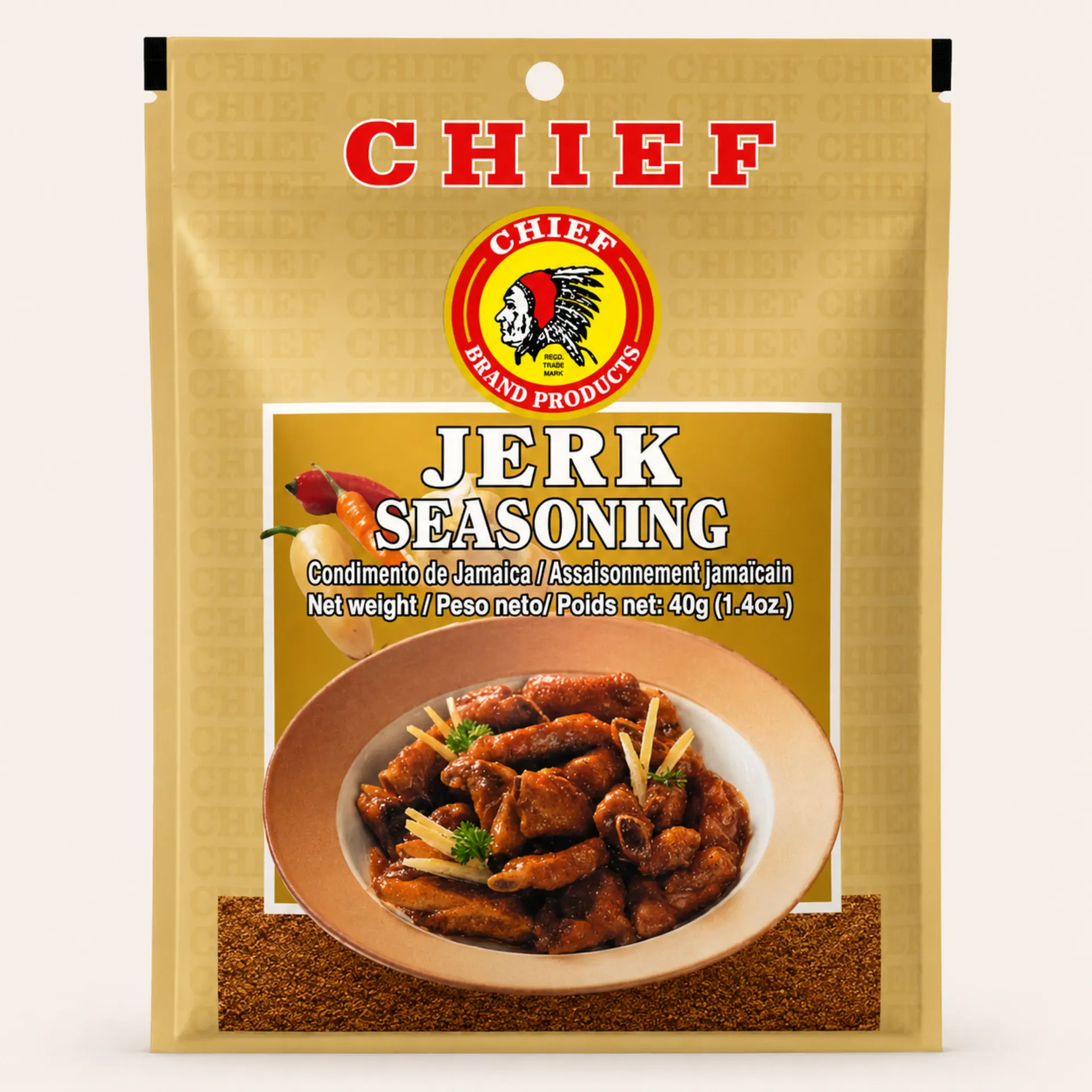 [37015] Chief Jerk Seasoning 40gr (Each)