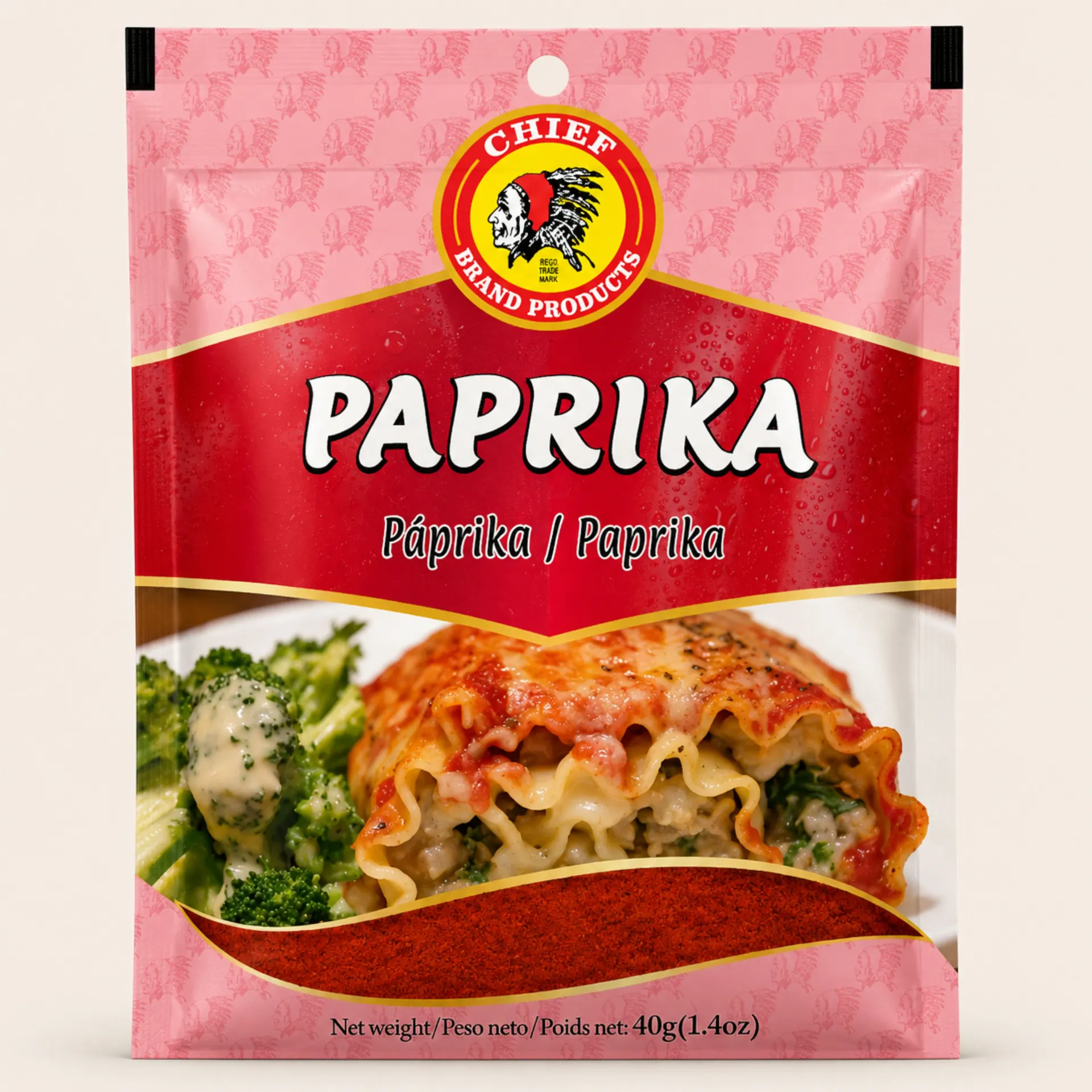 [37019] Chief Paprika 40gr (Each)