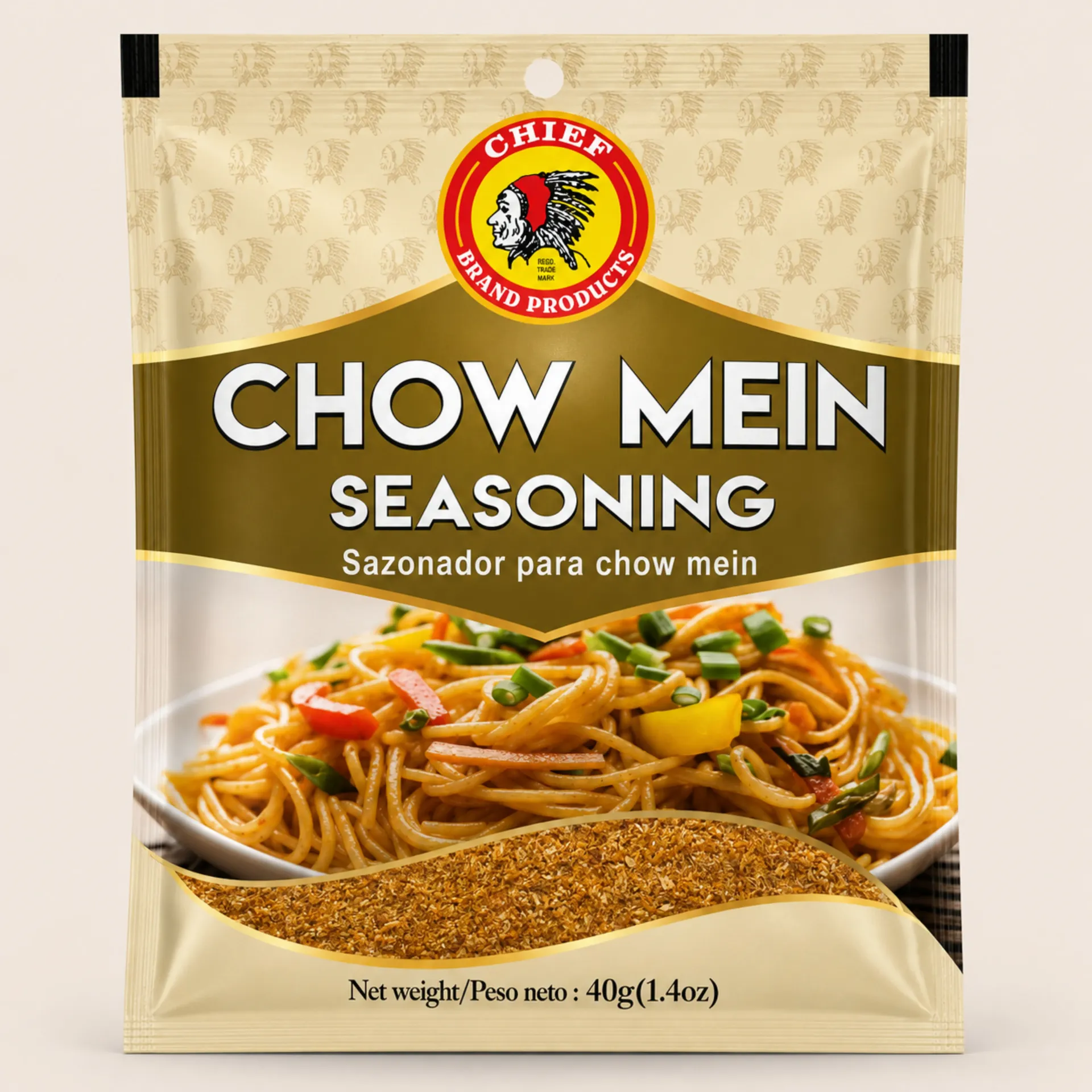 [37003] Chief Chow Mein Seasoning 40gr (Each)