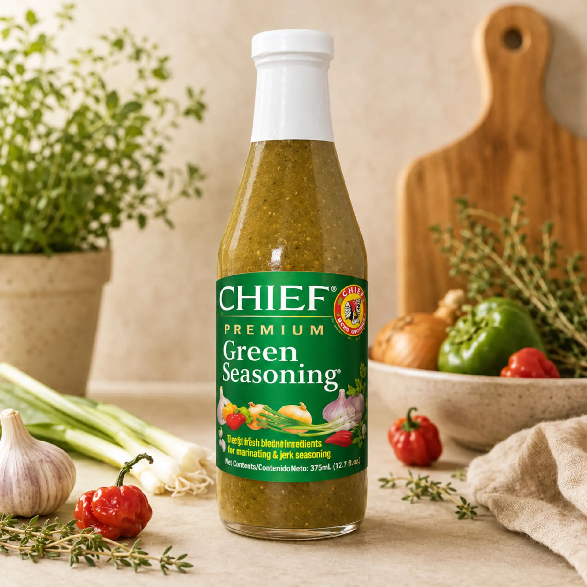 [37150] Chief Green Seasoning 300ml (Each)
