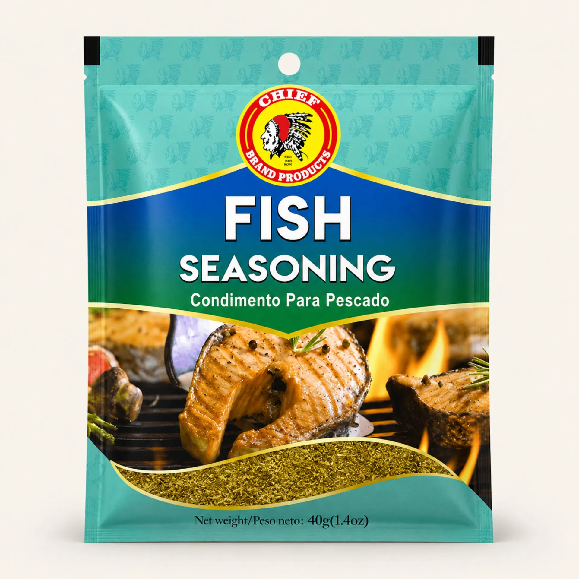 [37004] Chief Fish Seasoning 40gr (Each)