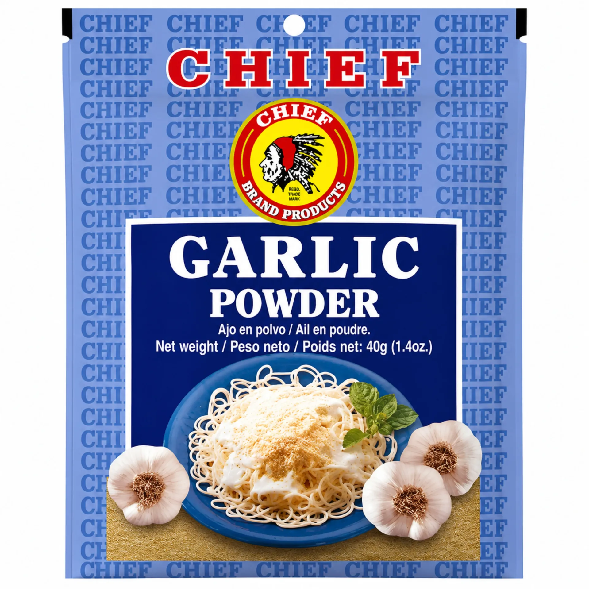 [37013] Chief Garlic Powder 40gr (Each)