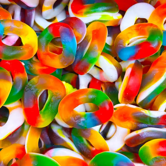 JELLY RAINBOW RINGS 1249