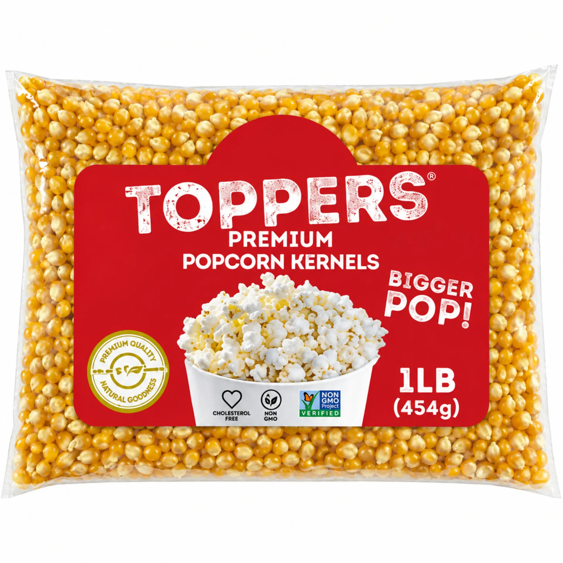 Toppers Premium Popcorn Kernels 454gr